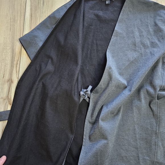 COS Wrap Blouse - Grey - Size Small - Picture 5 of 7